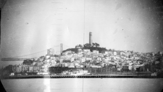 1950s San Francisco, as seen through a submarine periscope